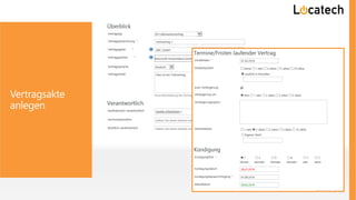 Vertragsakte
anlegen
 