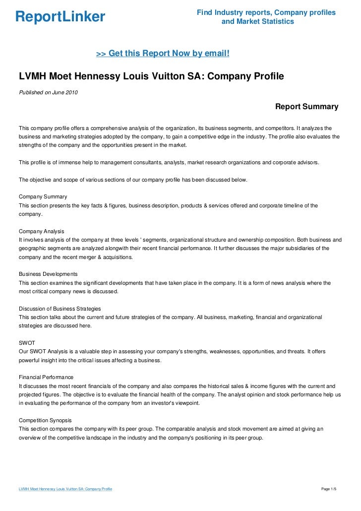 Swot Analysis Of Louis Vuitton