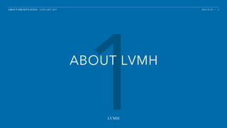 LVMH group presentation - LVMH