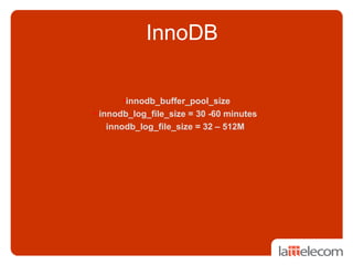 InnoDB Undo mysql 5.7
innodb_undo_tablespaces =
innodb_undo_directory=/SSD/
https://dev.mysql.com/doc/refman/5.7/en/innodb...