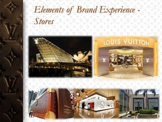 Elements of Brand Experience -
Stores
 