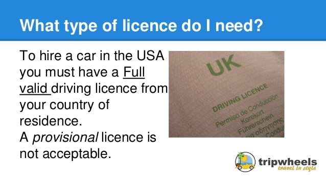 Hire Car Usa Uk Licence Hire Car Usa Uk Licence