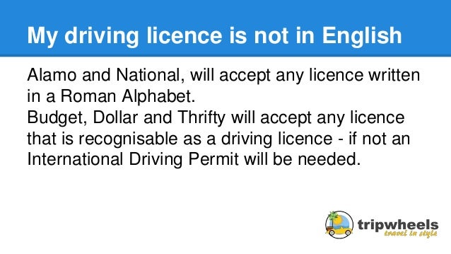 Florida Learners Permit >> Driving Licence Requirements For Hiring a Car in the USA Florida Learners Permit >> Driving Licence Requirements For Hiring a Car in the USA