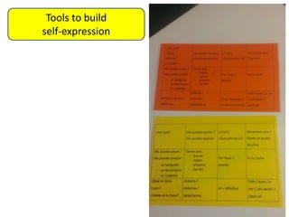 Tools to build
self-expression
 