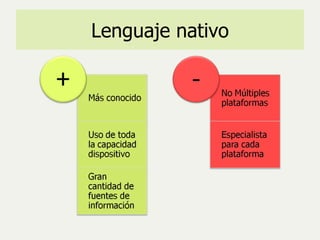 Lenguaje nativo 