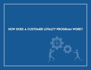 How does a customer loyalty program work?
 