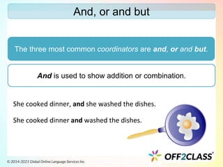 Subordinators, Coordinators And Transitions – Free ESL Lesson Plan | PPTX