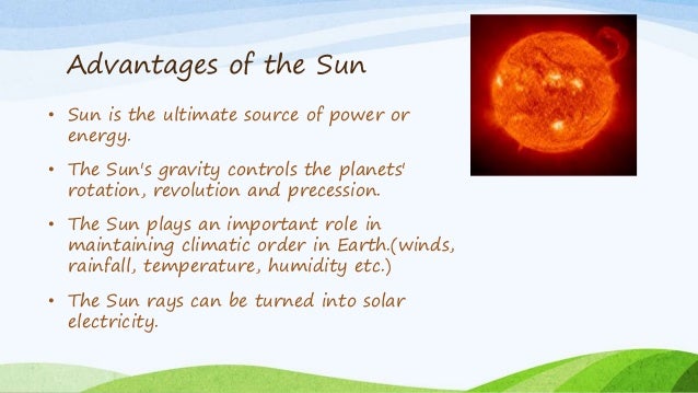 what is the importance of the sun