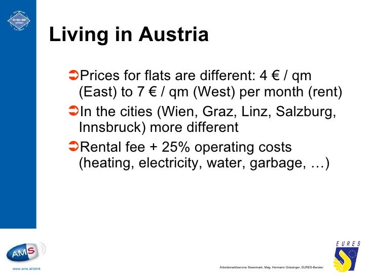 Living and Working in Austria 2010, presented by EURES