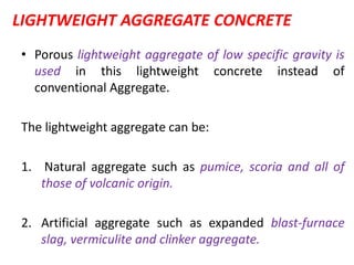 Light Weight Concrete;High Density Concrete;High Performance Concrete ...
