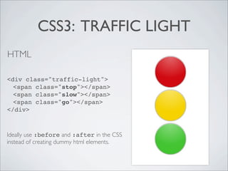 Eye Candy Without Images: Fun With CSS3