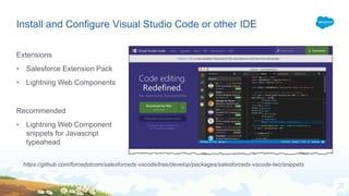 Lightning Web Components Salesforce Javascript Salesforce Lightning Web Components Overview | PPTX