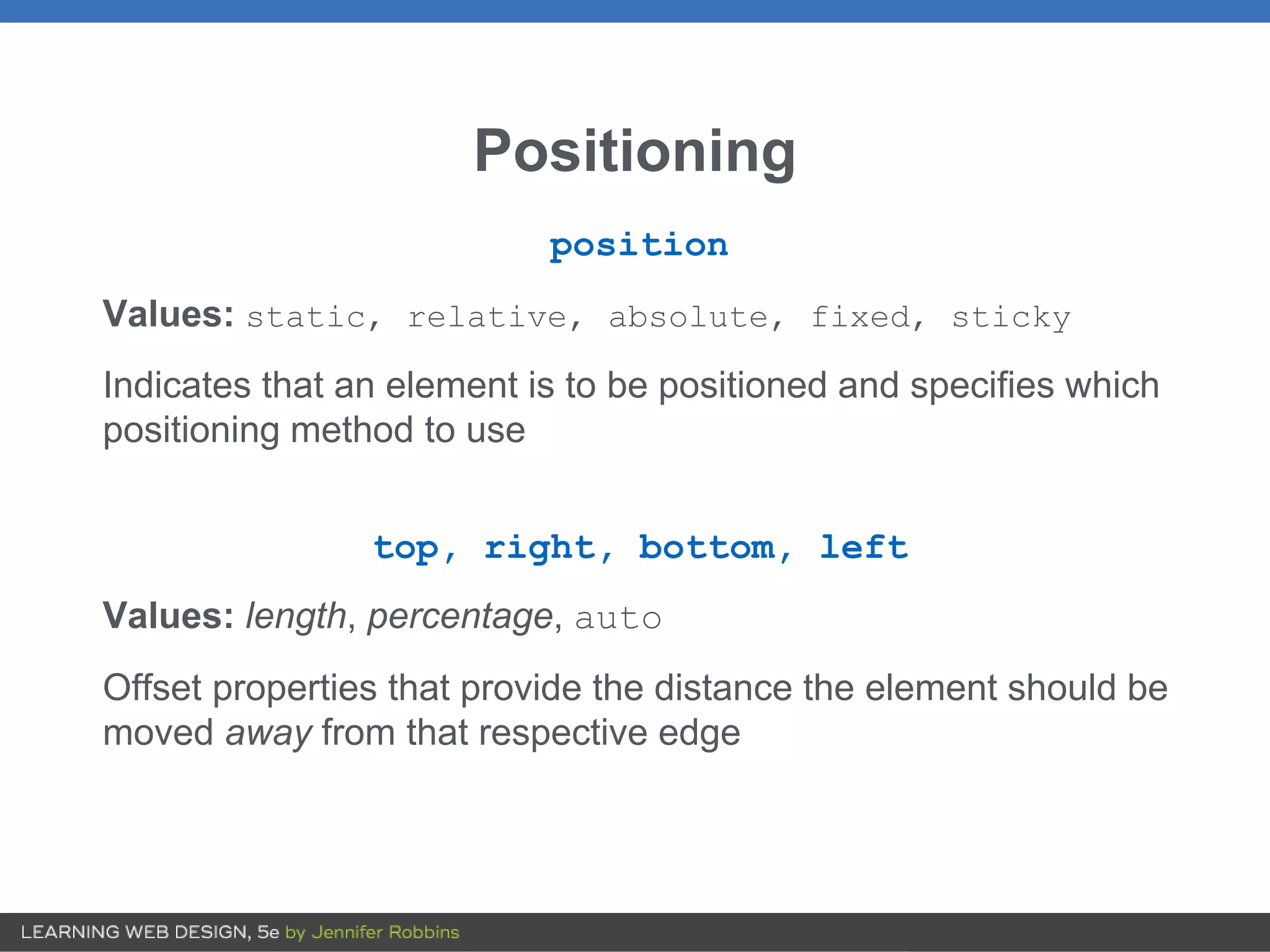 Chapter 15: Floating and Positioning | PPTX