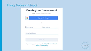 Privacy Notice - Hubspot
 