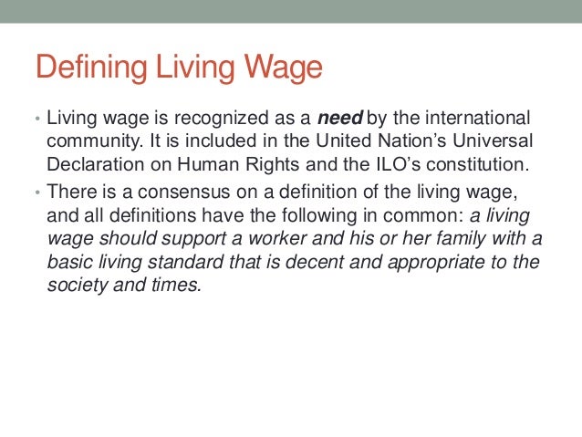 Estimating The Living Wage In Sialkot Pakistan