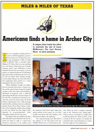 Americana Finds a Home in Archer City