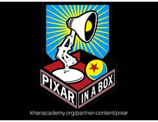 khanacademy.org/partner-content/pixar
 