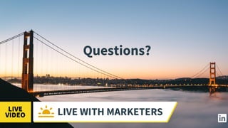 Live with Marketers: B2B Marketing Trends for 2019
