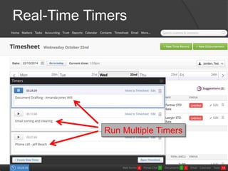 Real-Time Timers 
Run Multiple Timers 
 
