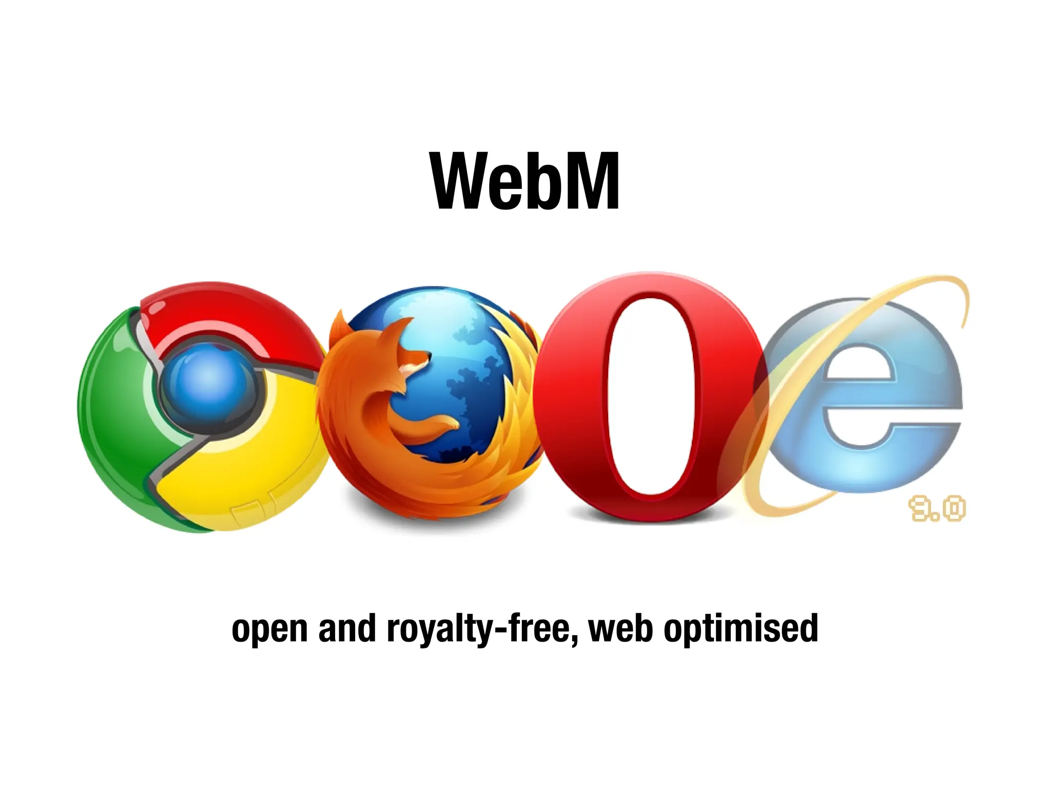 WebM




open and royalty-free, web optimised
 