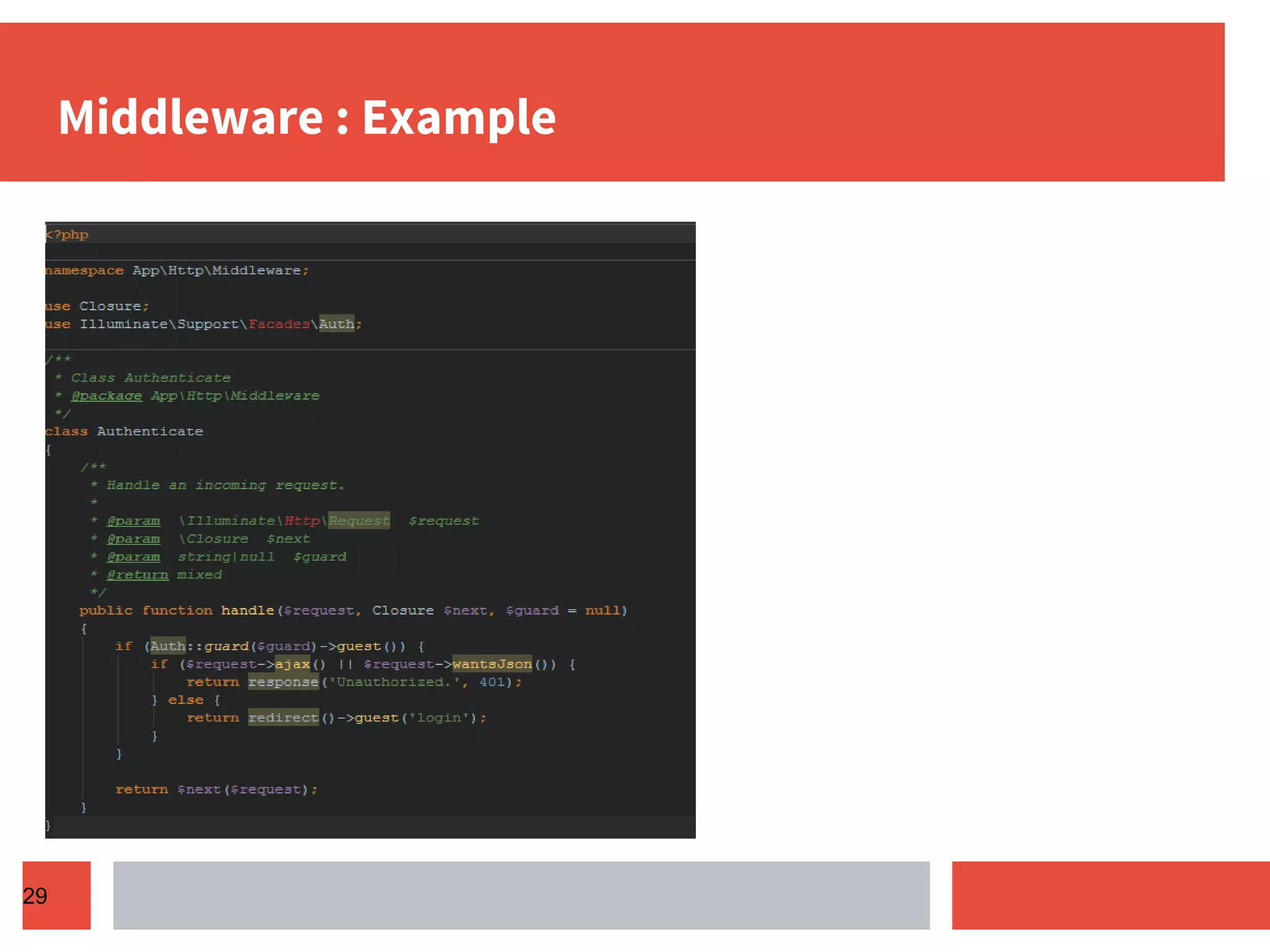 Middleware : Example 29 