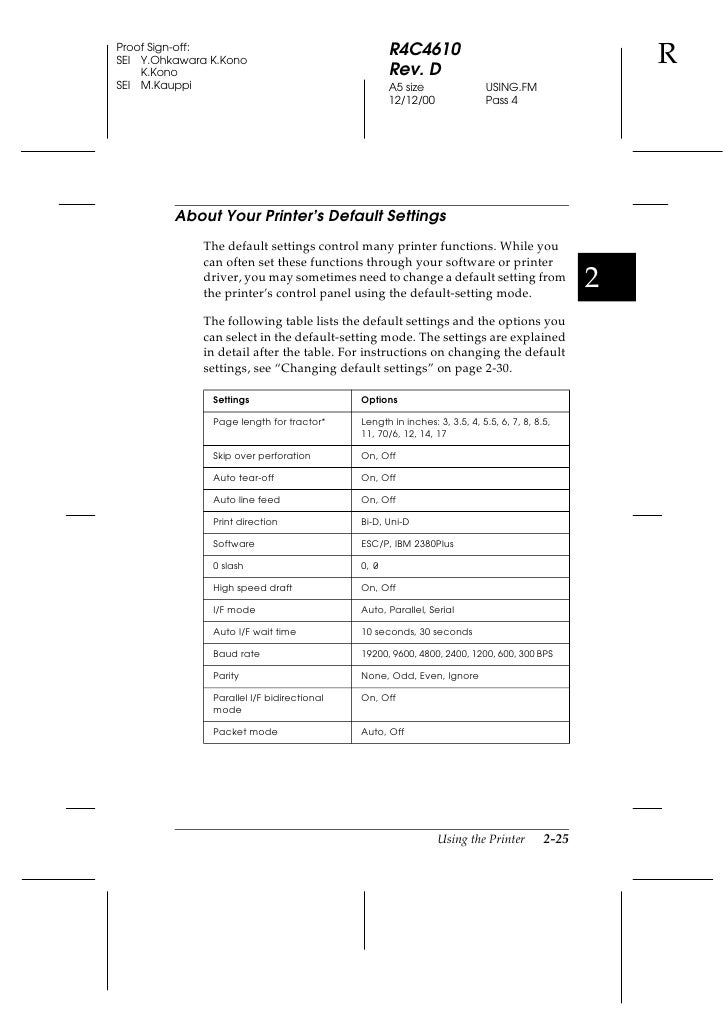 Download Draft Font For Epson Download Draft Font For Epson