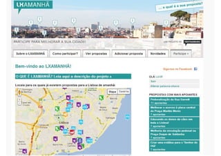 Cidadania 2.0 | Fórum Picoas, Lisboa | 26.10.2012
 