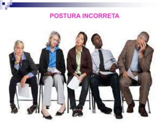 POSTURA INCORRETA
 