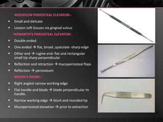 Howarth Retraction Lxinstrument for oral surgery | PPTX