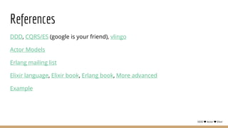 Elixir Reference DDD loves Actor Model and Actor Model loves Elixir | PPTX