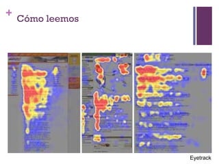 + Cómo leemos




                Eyetrack
 