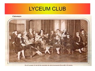 LYCEUM CLUB 