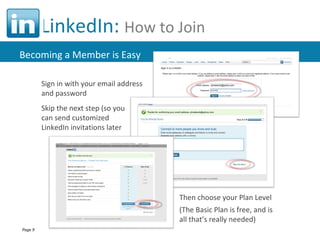 LinkedIn Basics 101 | PPT