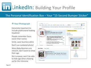 LinkedIn Basics 101 | PPT