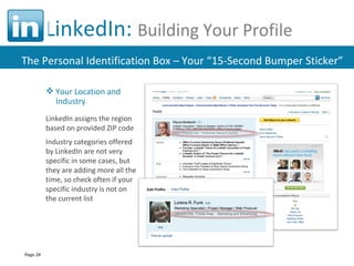 LinkedIn Basics 101 | PPT