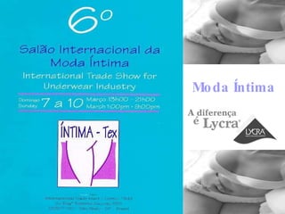 Moda Íntima 