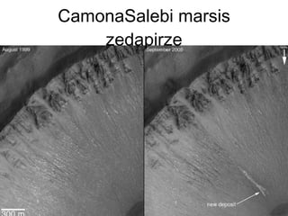 CamonaSalebi marsis zedapirze 