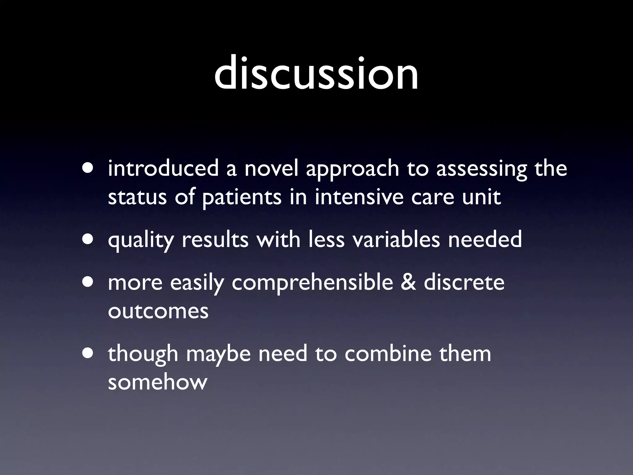 Mining the Intensive Care Unit