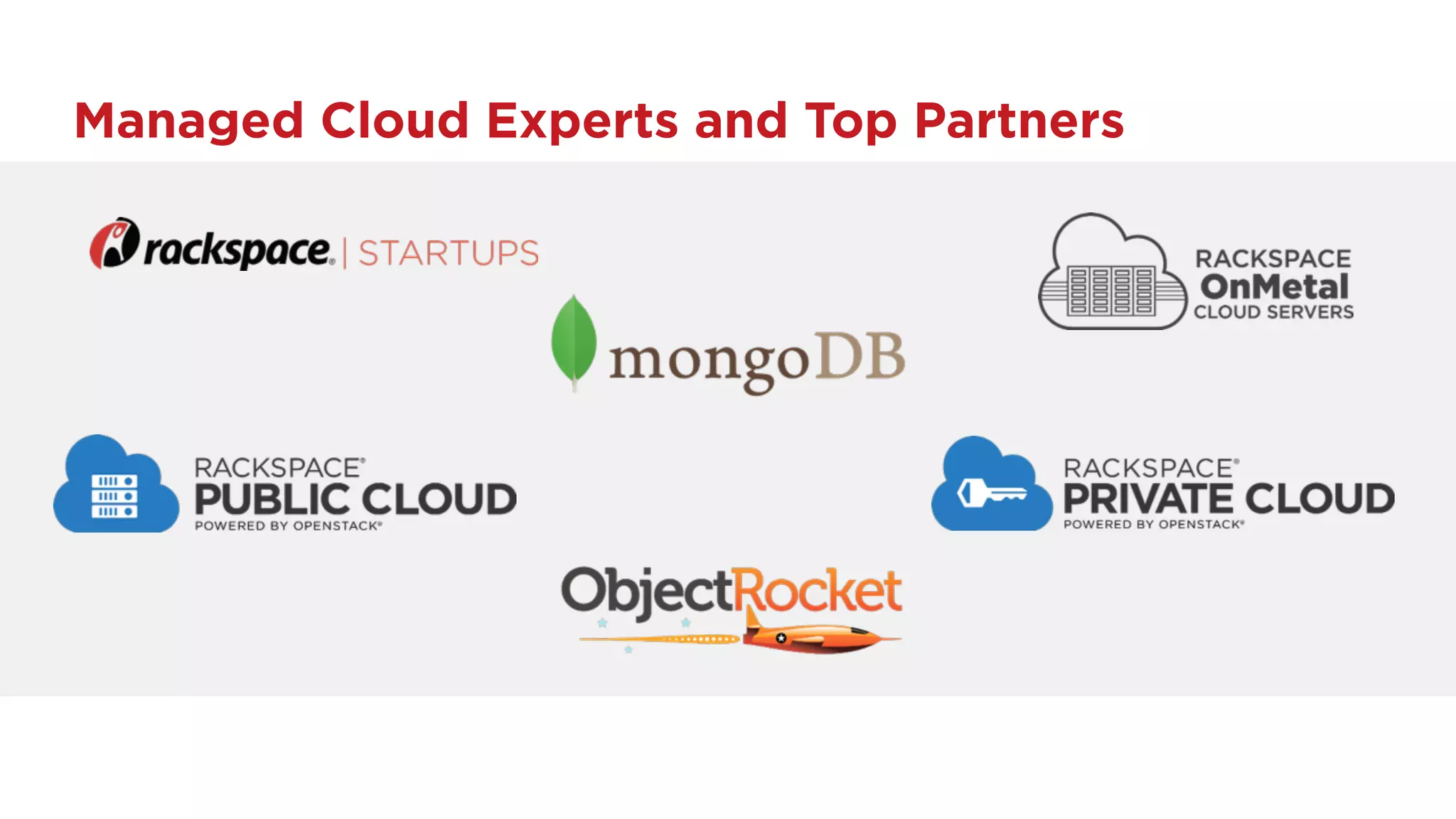 Managed Cloud Experts and Top Partners 
 