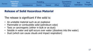 Quantitative risk assessment in chemical process | PPSX
