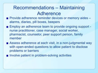 Antiretroviral Medication Adherence | PDF