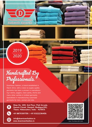 T-shirt Manufacturer Brochure