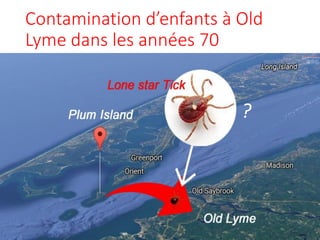 Contamination d’enfants à Old
Lyme dans les années 70
?
 