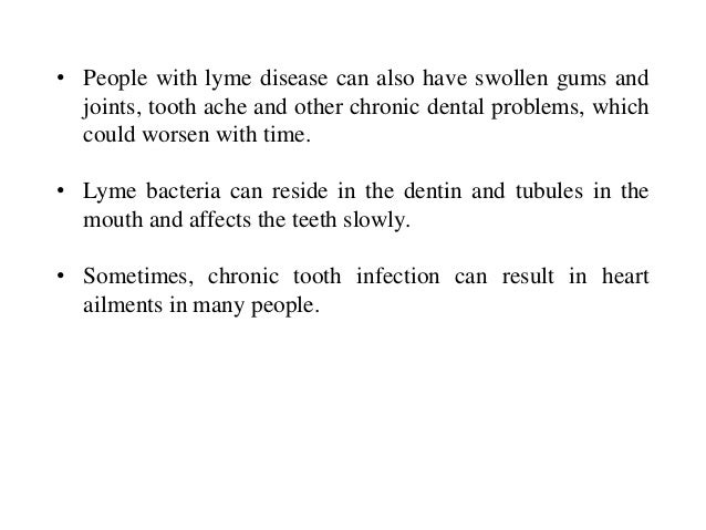Lyme Disease and Dental Problems