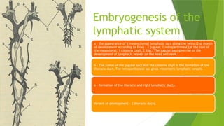 Lymphatic System anatomy,physiology and histology | PPTX