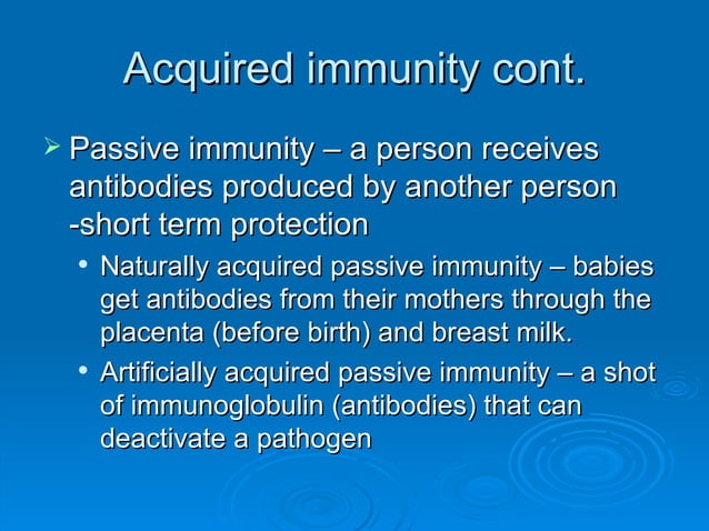 Lymphatic System And Immunity Ppt