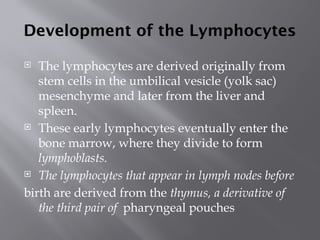 Lymphatic Sac Development lymphatic system+ conducting system+ fetal , neonatal circulation.pptx