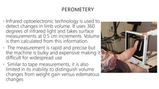 Perometry Lymphedema | PPTX