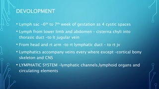 Lymphatic Sac Development Lymph odema.pptx