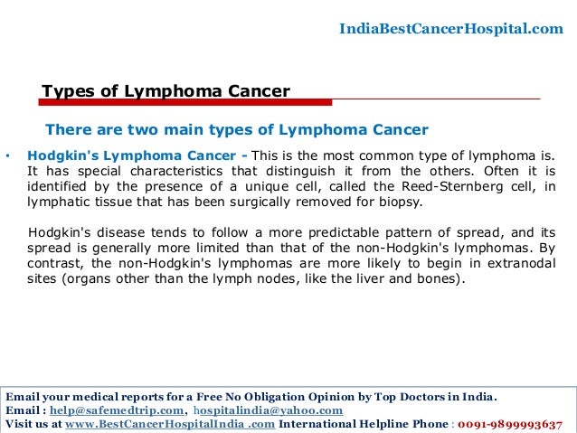 Lymphoma Cancer Treatment at World Class Hospitals in India